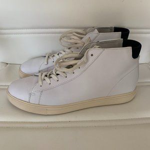 CLAE High-Top White Sneakers